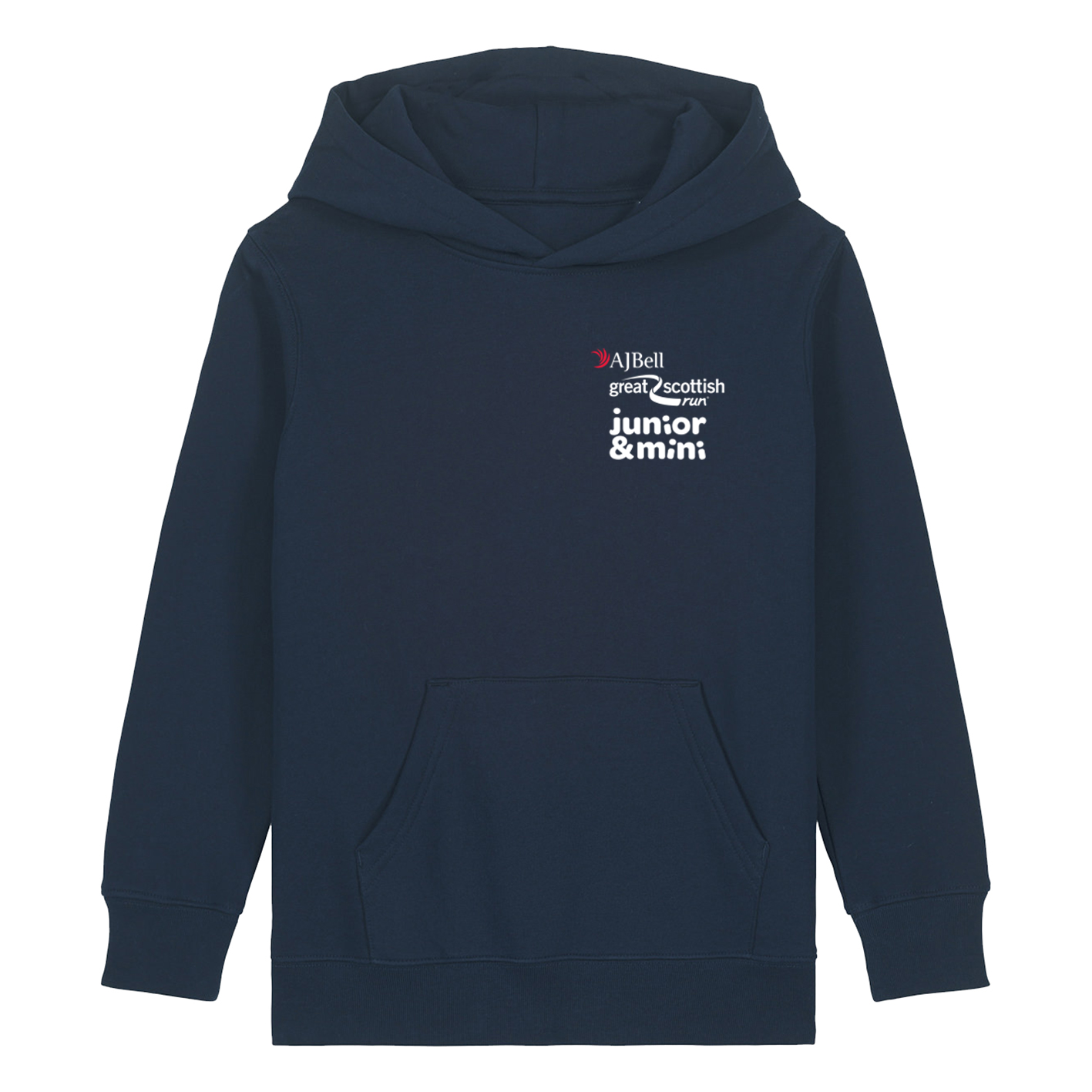 AJ Bell Great Scottish Run Kids Hoodie (Front Logo Print Only)
