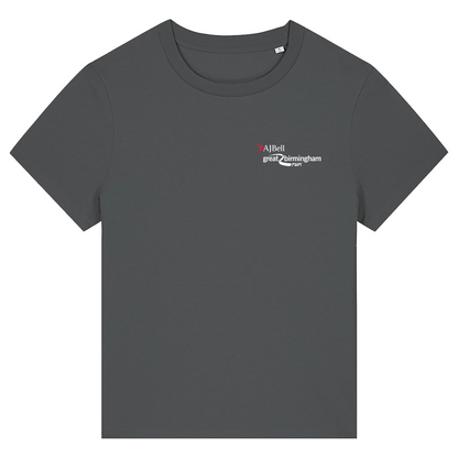 AJ Bell Great Birmingham Run Woman’s Short Sleeved Cotton Tee (Front Logo Print Only)