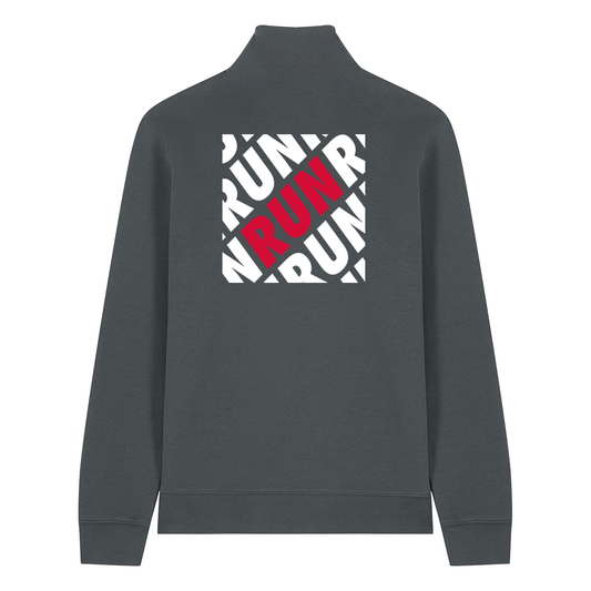 AJ Bell Great Bristol Run “RUN”  Unisex  ¼ Zip top