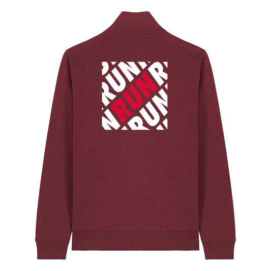 AJ Bell Great South Run RUN Unisex ¼ Zip top