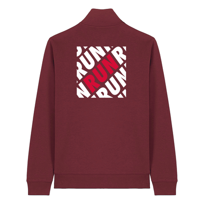 AJ Bell Great Run "Eat, Sleep, Train, Repeat" Unisex ¼ Zip Sweatshirts