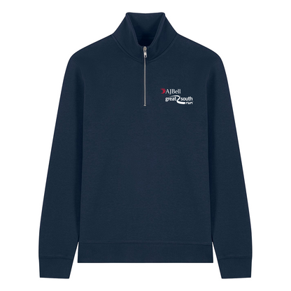 AJ Bell Great South Run Eat, Sleep, Train, Repeat Unisex  ¼ Zip top