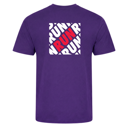 AJ Bell Great Run "RUN" Men's Short Sleeved Tech Tee